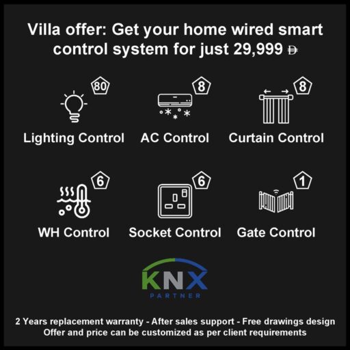 Villa KNX smart system control